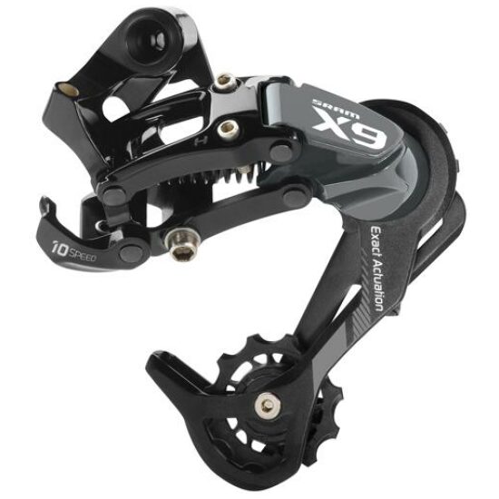 Sram DERAILLEUR A X9 10V MEDIUM CAGE CB GREY GRIJS