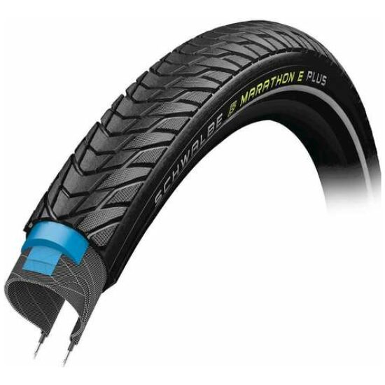 Schwalbe Buitenband 28x1.75 Schw Marathon E Plus HS498 SmartDualGuard Zwart - Afbeelding 4