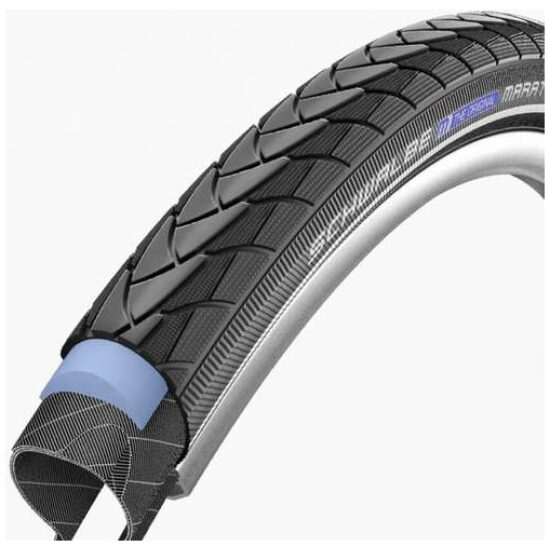 Schwalbe Buitenband 26x1.75 Schw Marathon Plus HS440 SmartGuard m/refl Zwart - Afbeelding 4