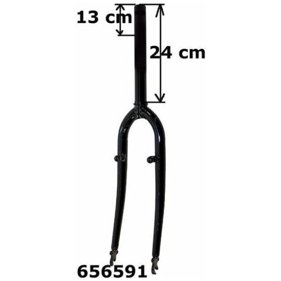 Merkloos VORK 26 ATB 11/8 DRAAD IMP ZWART