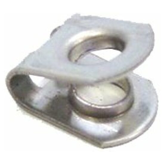 Curana Spatborddeel Cur Stanghouder rvs p/stuk (wp10) 703912 Zilver