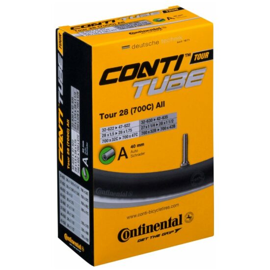 Continental BIB 28X11/4-13/8-175 CO AV (40) TOUR ALL Zwart