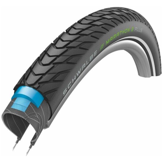 Schwalbe Buitenband 28x1.75 Schw Marathon E Plus HS498 SmartDualGuard Zwart - Afbeelding 3