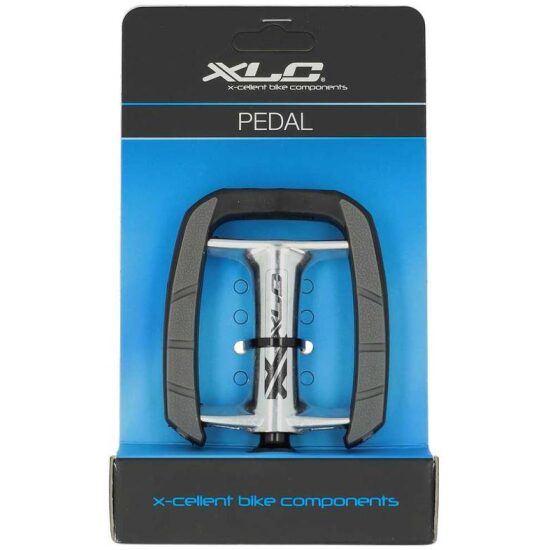 Xlc PEDAAL COMFORT ANTI PVC/ALM ZW/ZI STEL PDC09 Zwart/Zilver