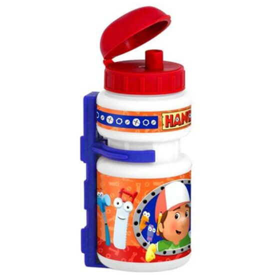 Merkloos BIDON M/HOUDER HANDY MANNY ORANJE