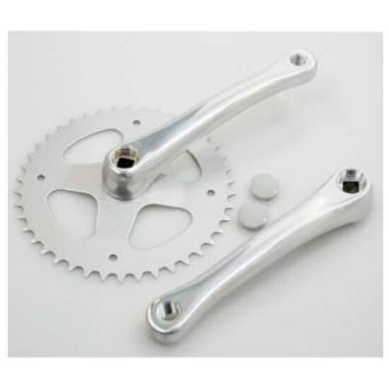 Cortina Crankset 42T 3/32 alu-matzilver C14672801 Aluminium Zilver