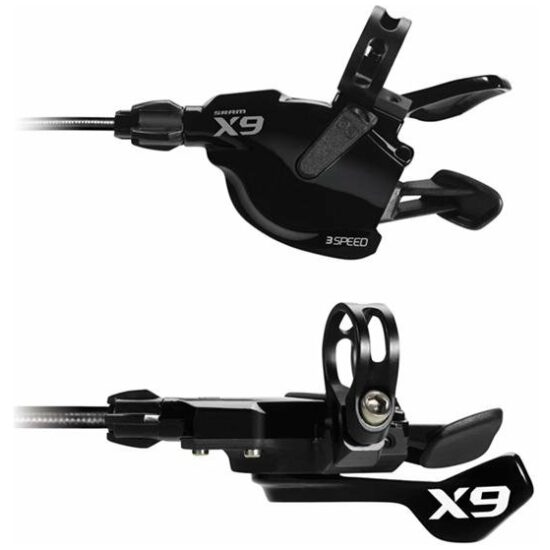 Sram VERSTELLERSET X9 TRIGGER 10V 3X10 GREY GRIJS